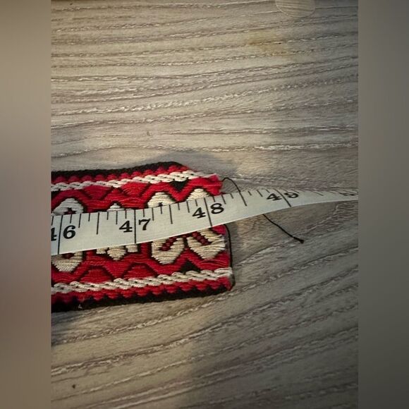 Red Burst 1960s fabric - Picture 6 of 7